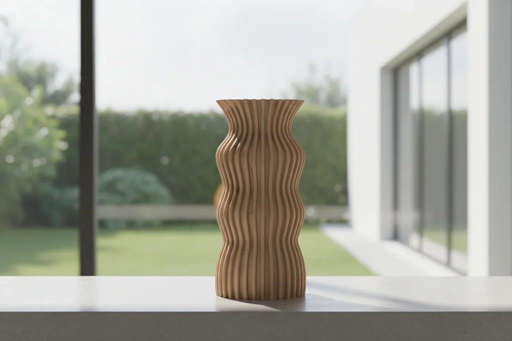 Vaso jeile a forma elegante - Design 3D Esclusivo