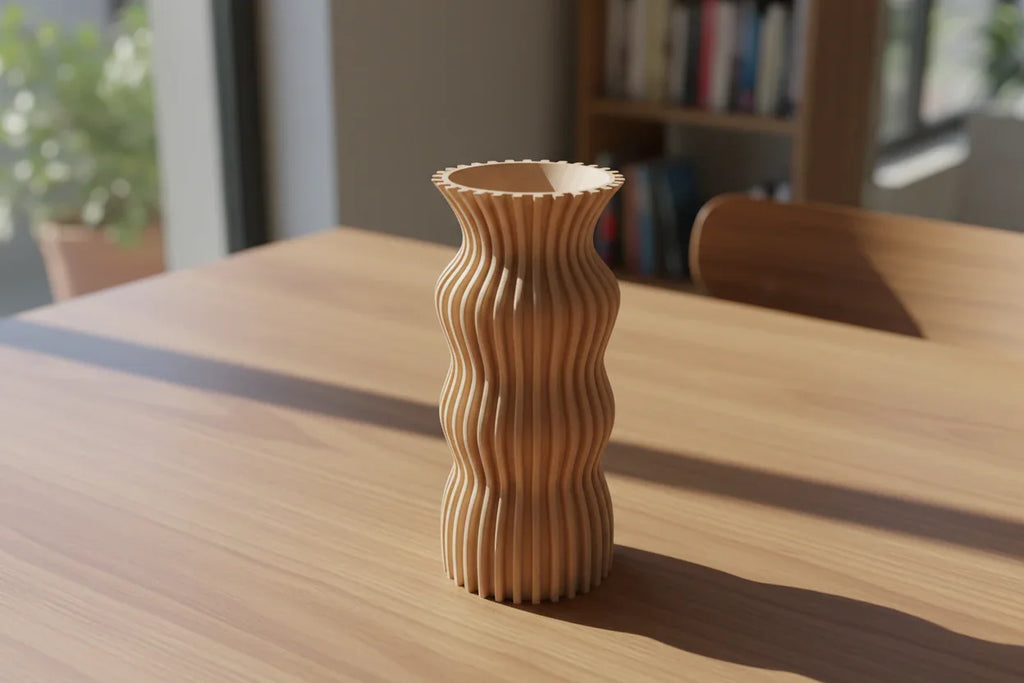 Vaso jeile a forma elegante - Design 3D Esclusivo