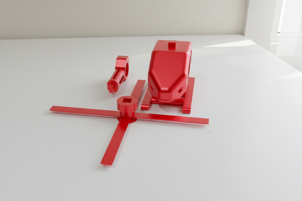 Elicottero - File STL Stampa 3D
