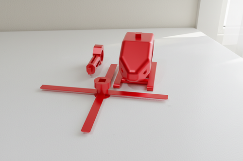 Elicottero - File STL Stampa 3D