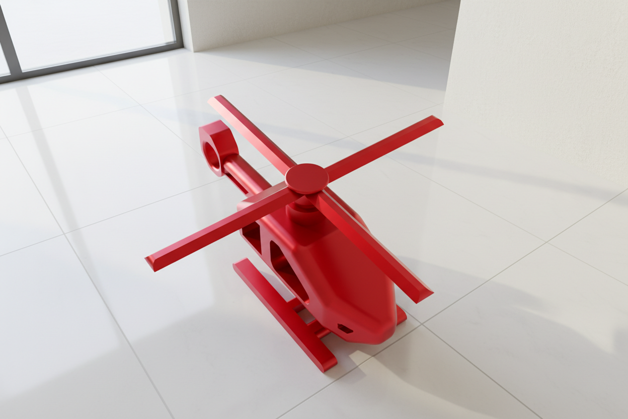 Elicottero - File STL Stampa 3D